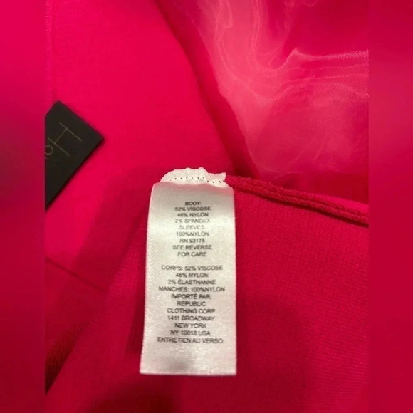 House of Harlow 1960 Women’s Top Long Sleeve Pink Peacock XS/TP MSP 145$ - Picture 9 of 9